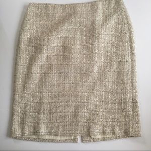 Talbots tweed pencil skirt